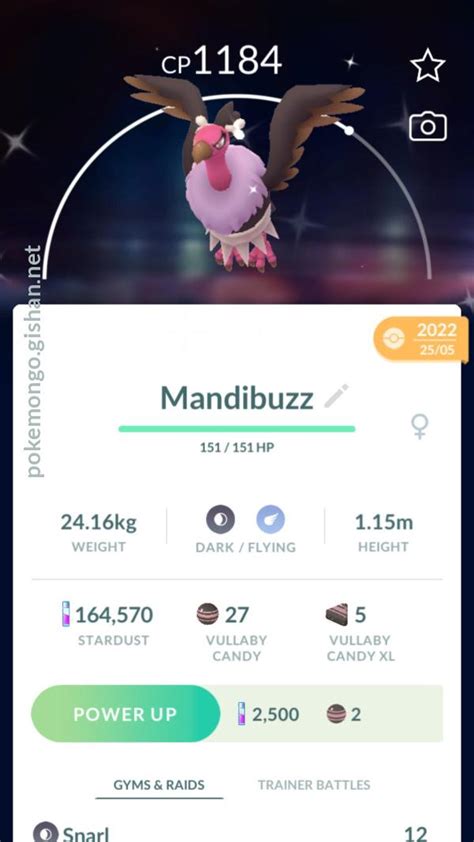 mandibuzz shiny|Mandibuzz (Pokémon GO) .